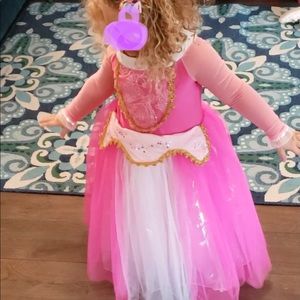 Rare Trish Scully Sleeping Beauty Princess Aurora Gown size kids 6